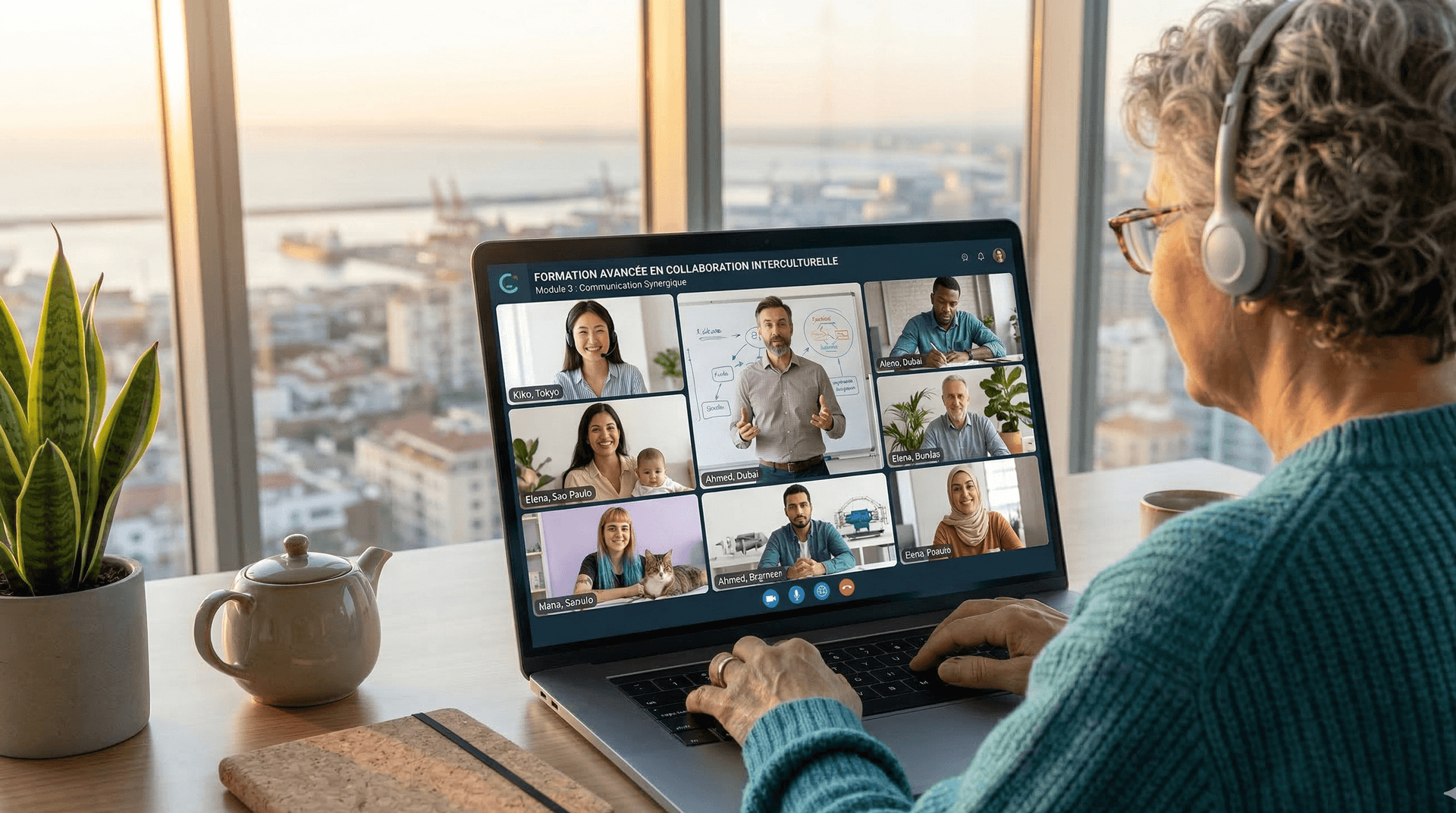 Session de formation inter-entreprise en visioconférence